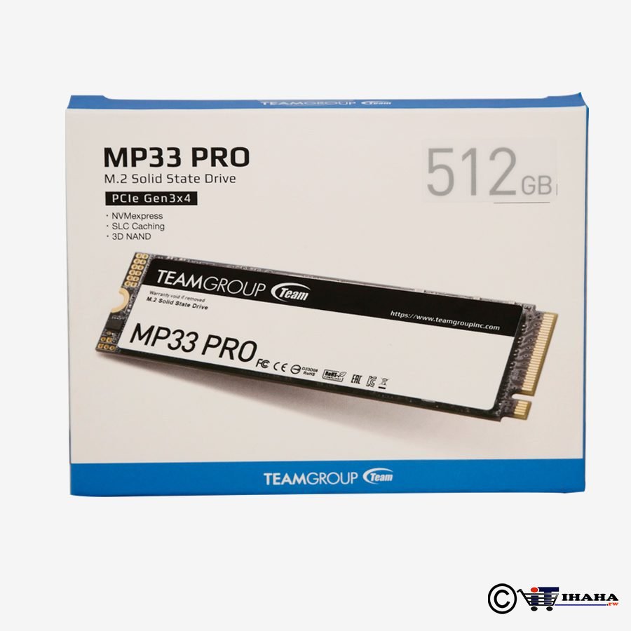 TEAMGROUP MP33 512GB SLC Cache 3D NAND TLC NVMe 1.3 PCIe Gen3x4 M